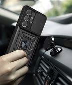 Rugged Armor Ring Stand Samsung Galaxy Case