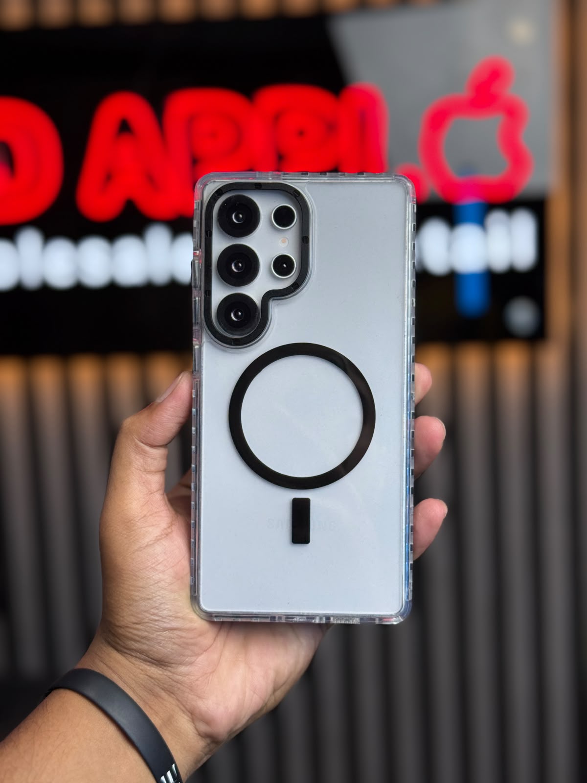 Premium Clear Magnetic Case for Samsung