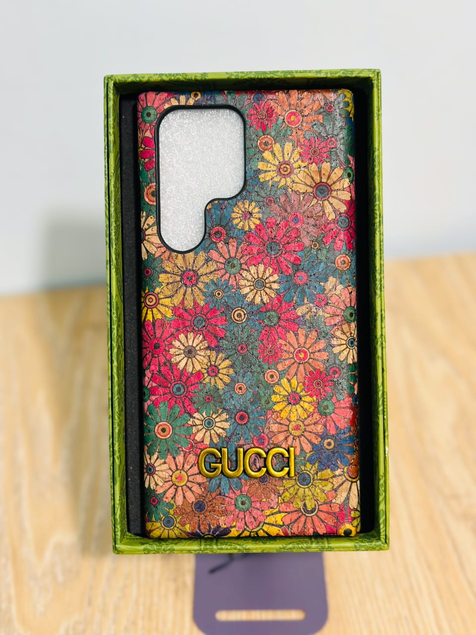 World Famous Branded Floral Print Gucci Style Case for Samsung Galaxy
