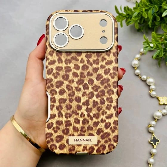 Premium Leopard Print iPhone Case