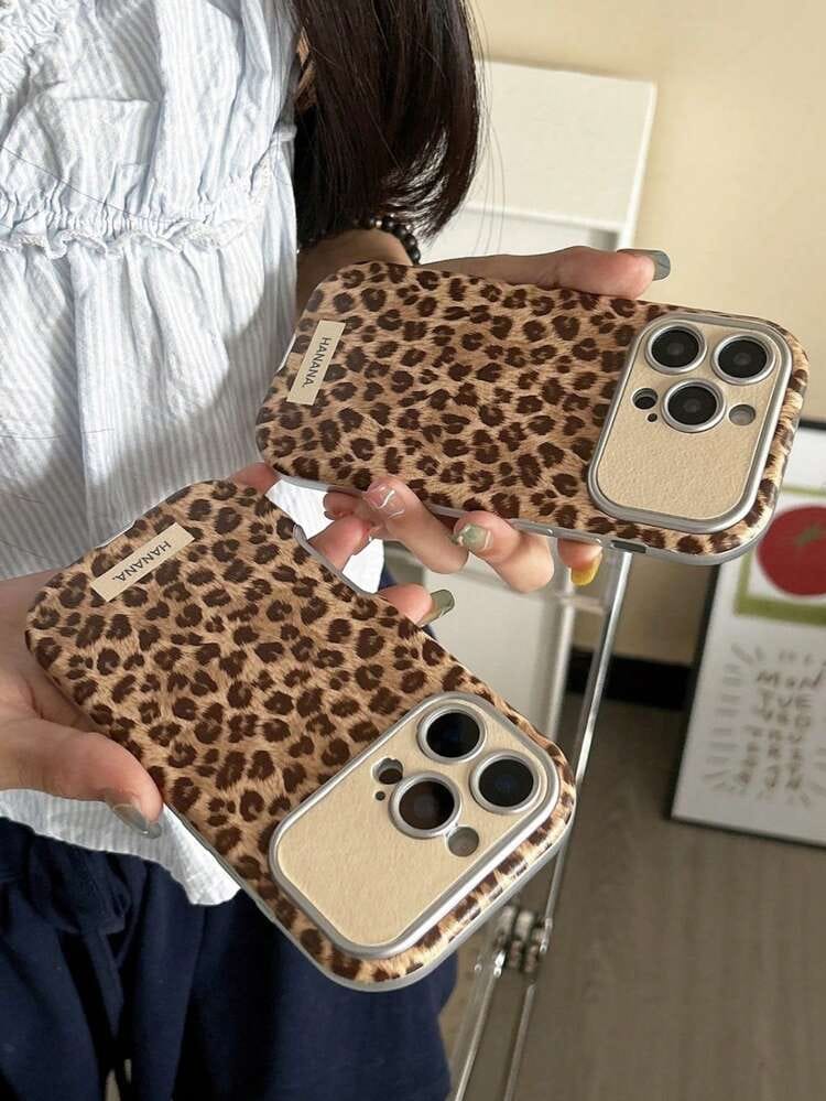 Premium Leopard Print iPhone Case