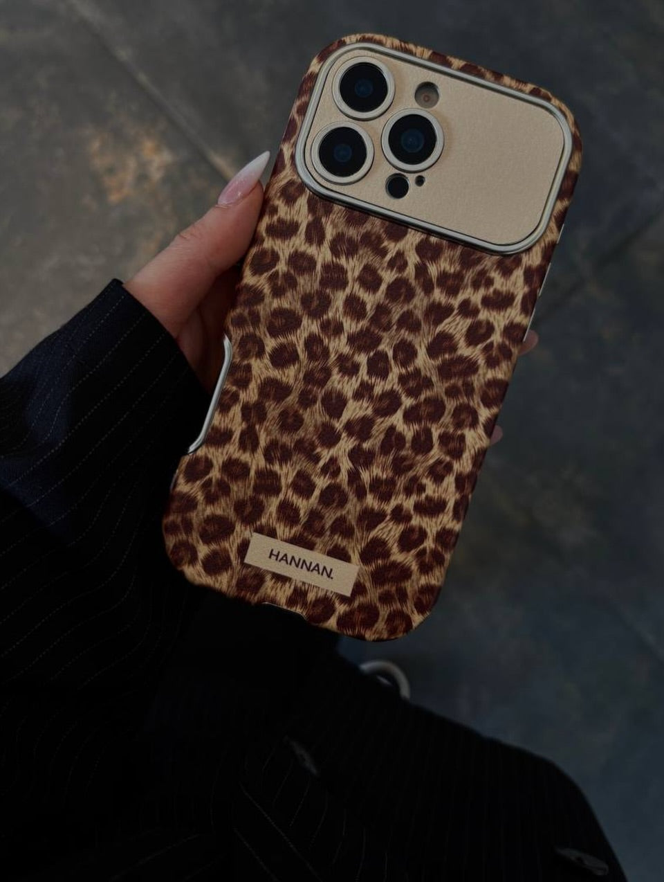 Premium Leopard Print iPhone Case