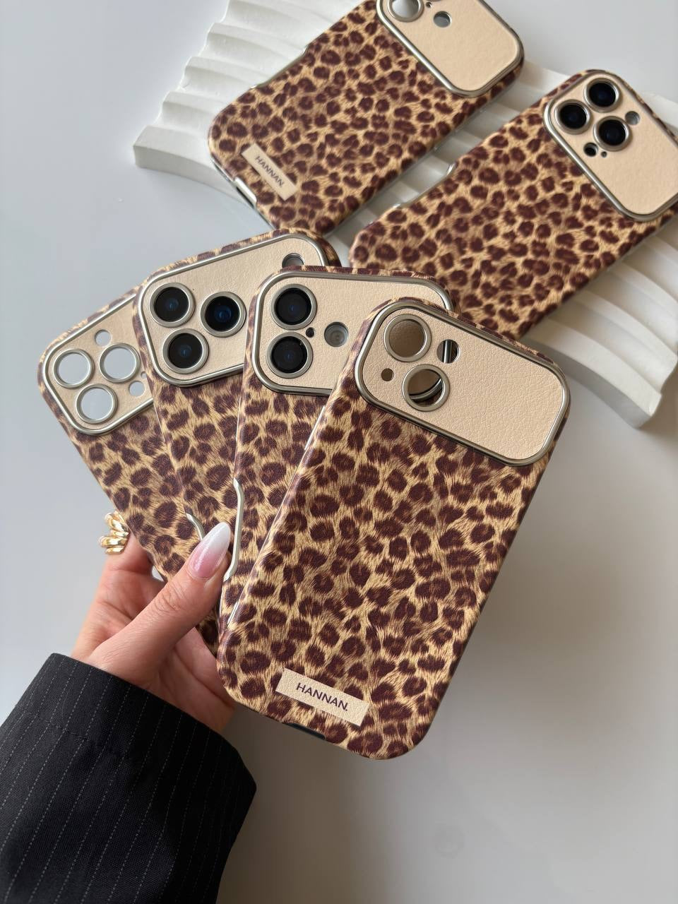 Premium Leopard Print iPhone Case