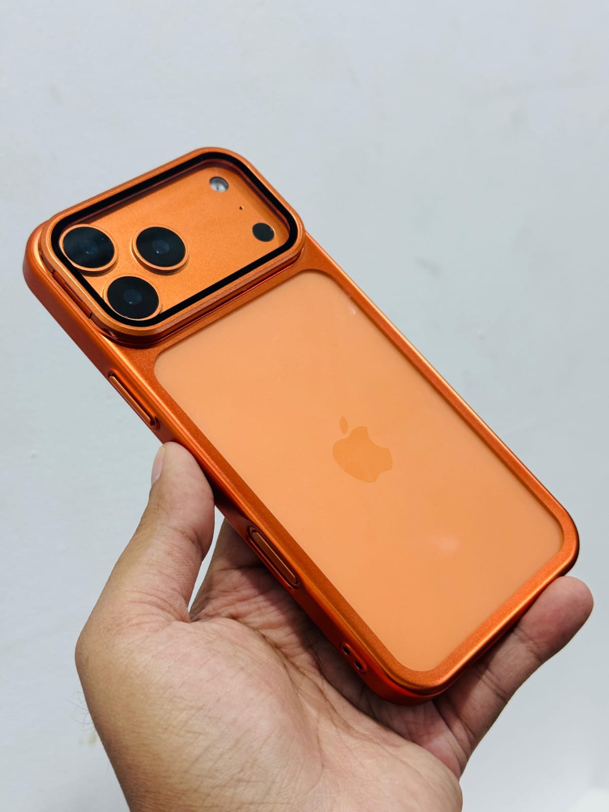 Premium Window Anti Yellow Clear Case For iPhone With Camera Glass