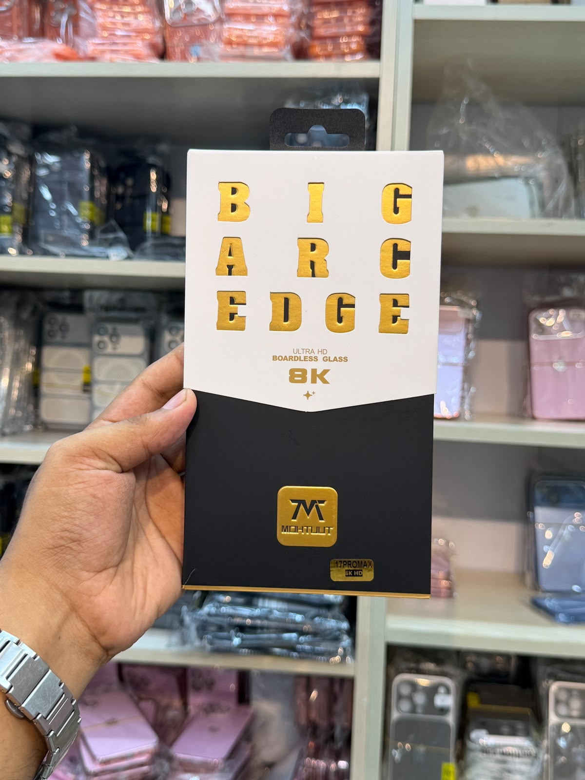 Mohtuut Boarderless Screen Protector 8k Edge With Premium Box