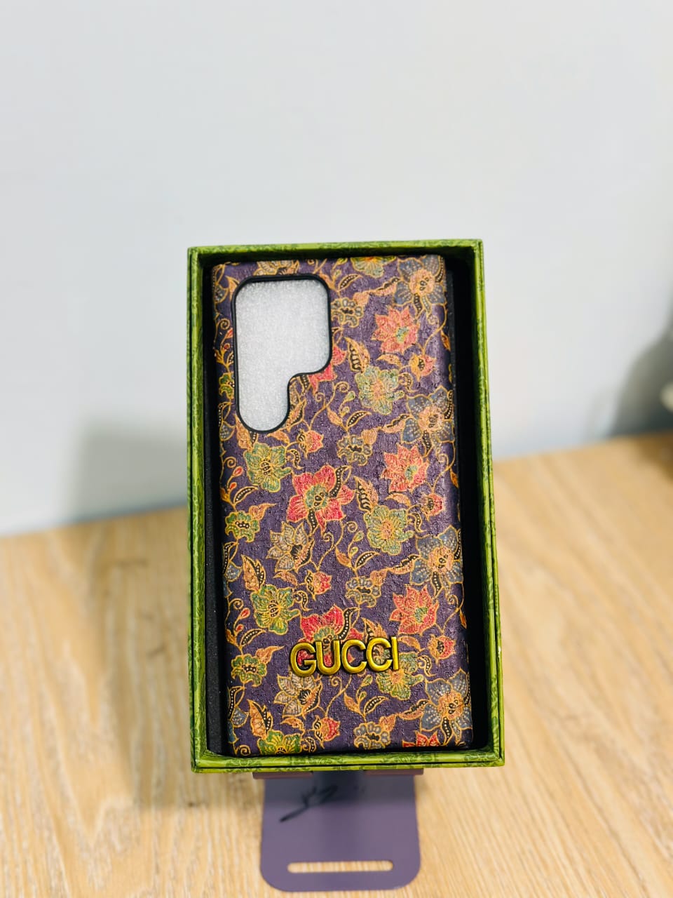 World Famous Branded Floral Print Gucci Style Case for Samsung Galaxy