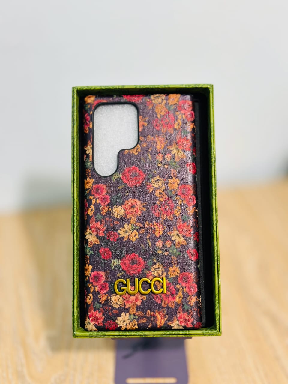 World Famous Branded Floral Print Gucci Style Case for Samsung Galaxy