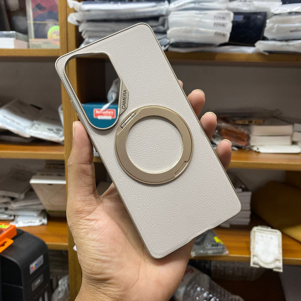 Premium Leather MagSafe Case – Samsung